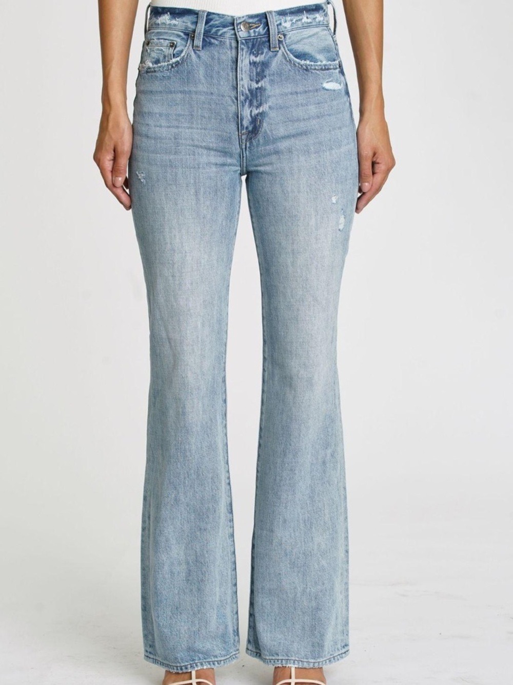 Pistola Stevie High-Rise Wide-Leg Jeans Ruthless Size 25 EUC